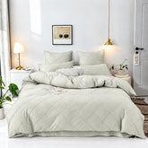 Cross Pleated Duvet Set