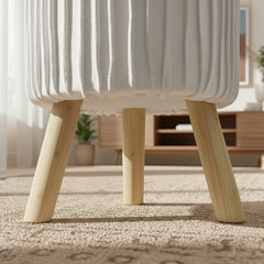 Wooden stool round shape Designed