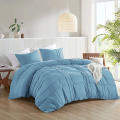 Luxury Double Pleat Duvet Cover Set 6 Pcs (079)