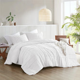 Luxury Double Pleat Duvet Cover Set 6 Pcs (077)