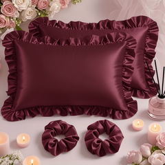 (Pack of 2) Sham Silk Pillow