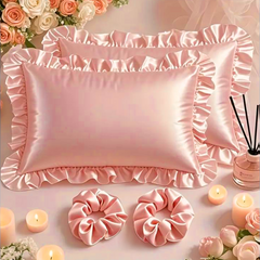(Pack of 2) Sham Silk Pillow
