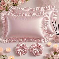 (Pack of 2) Sham Silk Pillow
