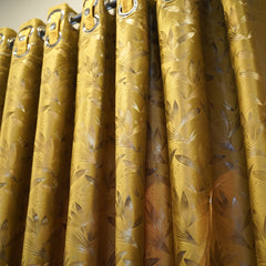 2 PCS PREMIUM QUALITY TEXTURE VELVET CURTAINS