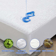 Terry waterproof mattress protector for sale