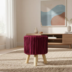 Wooden stool round shape Designed