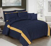 8 Pcs Embellish Duvet Set Luxury (059)
