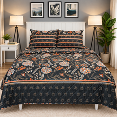 6 Pcs Quilted Comforter Set Design RG-C-59