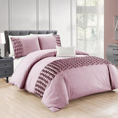 Luxury Twisted Pleated Duvet Set (098)