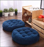 Blue Round Floor Cushion Design RG-18