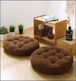 Brown Round Floor Cushion Design RG-15