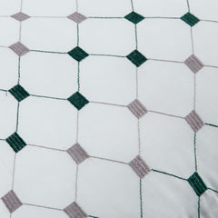 Pack of 2 luxury Decorative pillows - Green & Grey