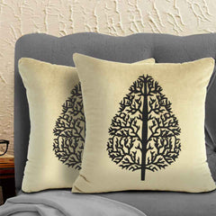 Pack of 2 Luxury Embroidered Cushion - 00113