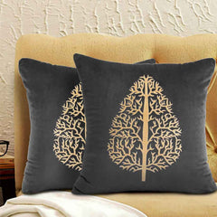 Pack of 2 Luxury Embroidered Cushion - 00118