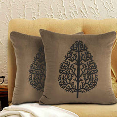 Pack of 2 Luxury Embroidered Cushion - 00123