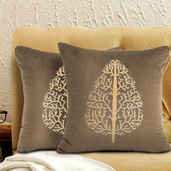 Pack of 2 Luxury Embroidered Cushion - 00124