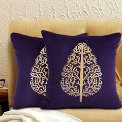 Pack of 2 Luxury Embroidered Cushion - 00127