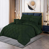 Pintuck Duvet Set - Green (044)