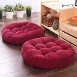 Red Round Floor Cushion Design RG-14