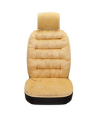 Car Seat Cushion Velvet Cream