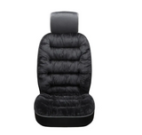 Car Seat Cushion Velvet Black