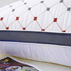 Pack of 2 luxury Decorative pillows - Red & Grey