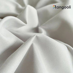 Reversible Duvet Cover Set King Size - Off White & Grey (169)