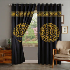 Rangooli Luxury Design Velvet Curtains