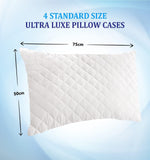 Luxury Quilted Pillow Covers