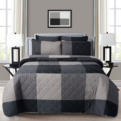 6 Pcs Quilted Comforter Set Design RG-C-30