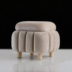 Wooden Quilted stool with Storage space