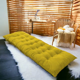 Velvet Sleeping Floor Mattress-Yellow