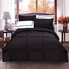6 Pcs Baratta Pleated Duvet Set