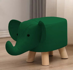 Wooden Stool Elephant Shaped Designed