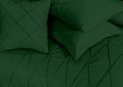 Sammy Cross Pleated Duvet Set - Green (270)