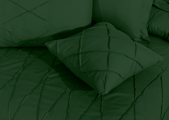 Sammy Cross Pleated Duvet Set - Green (270)