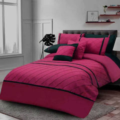 Pinch Pleated Duvet Set 8 Pieces
