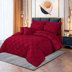 Pintuck Duvet Set