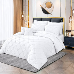 Pintuck Duvet Set