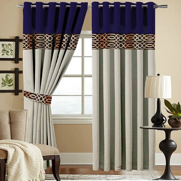 [Tow] Tone Luxury Curtains