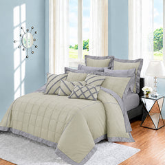 Luxury Box Pleats Duvet Set