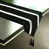 Velvet Table Runner Black
