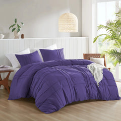 Luxury Double Pleat Duvet Cover Set 6 Pcs  (081)