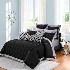 Luxury Box Pleats Duvet Set