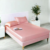 Rangooli Silk fitted sheet - Light Pink