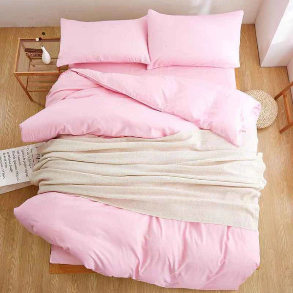 Pain Dyed Duvet Set - Light Pink (154)