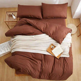 Pain Dyed Duvet Set - Brown (153)