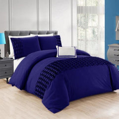 Luxury Twisted Pleated Duvet Set (095)