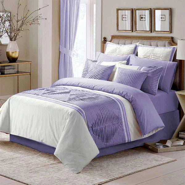 Luxury Horizontal Pleated Duvet Set (202)