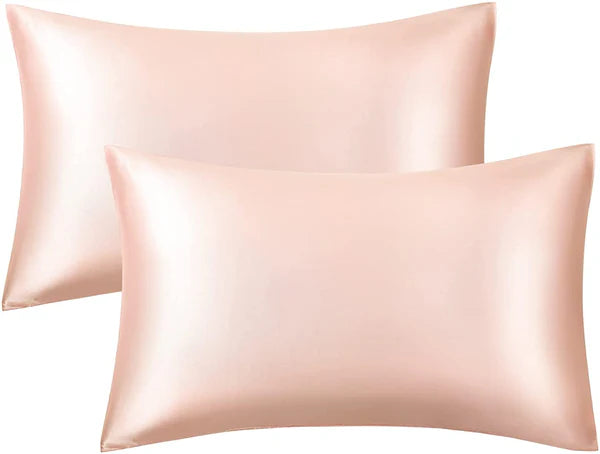 (Pack of 2) Shamoz Silk Pillow Case - Pink